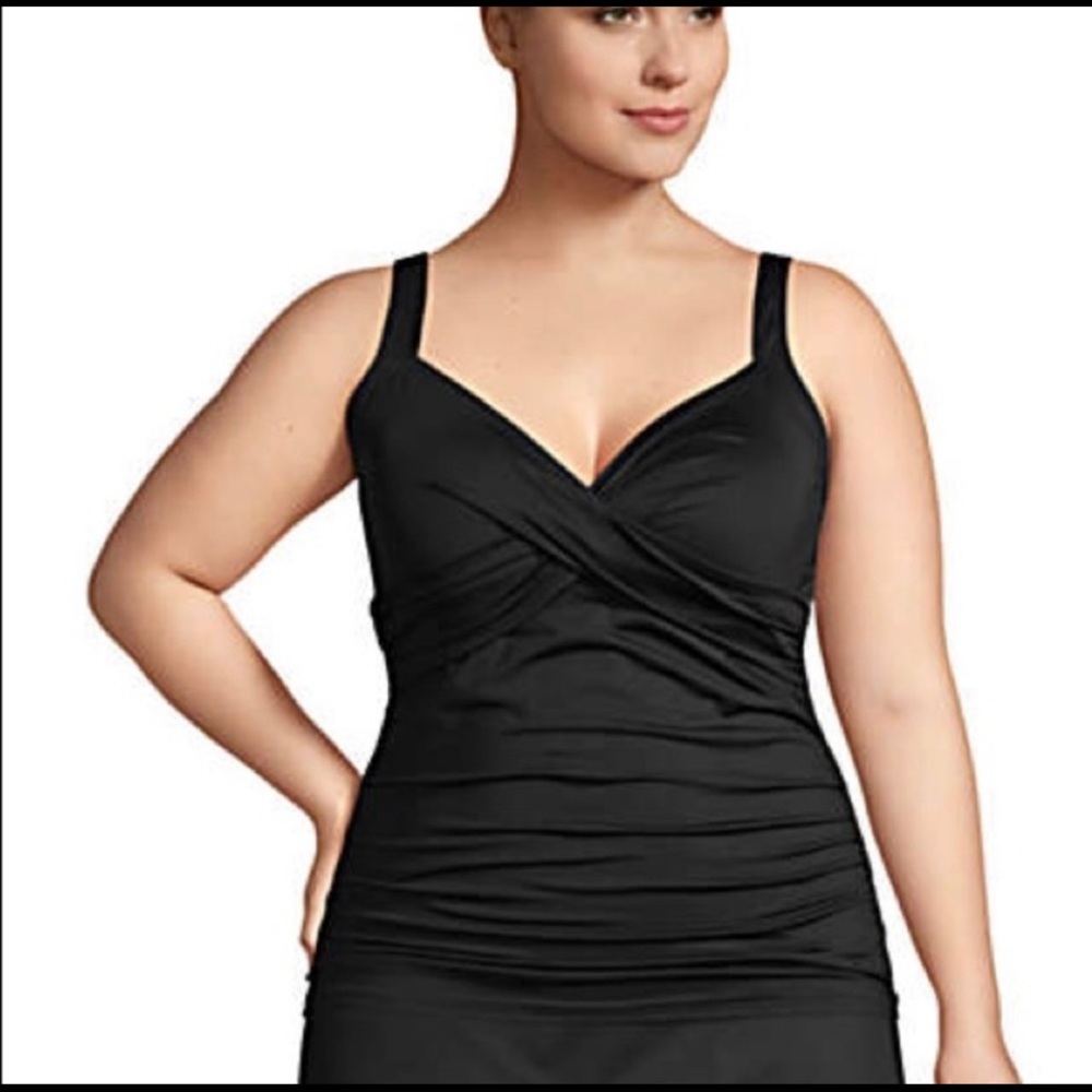 Lands End Women's Tankini 24W New without tags